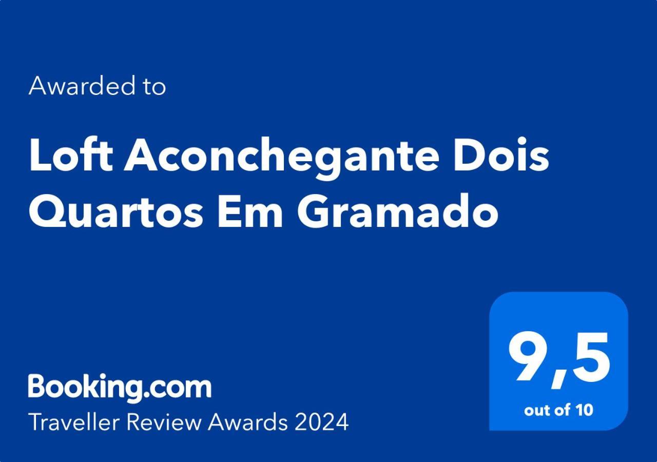 Loft Aconchegante Dois Quartos Em Gramado Exterior foto